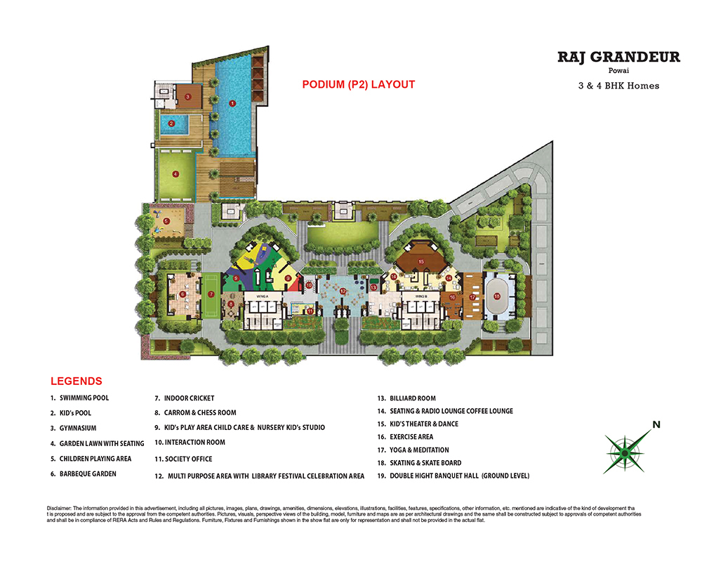 Raj Grandeur Layout Plan