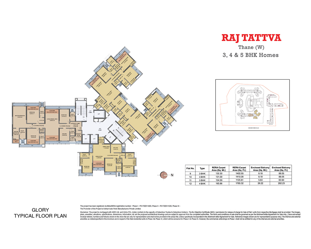 Raj Tattva Floor Plan Glory