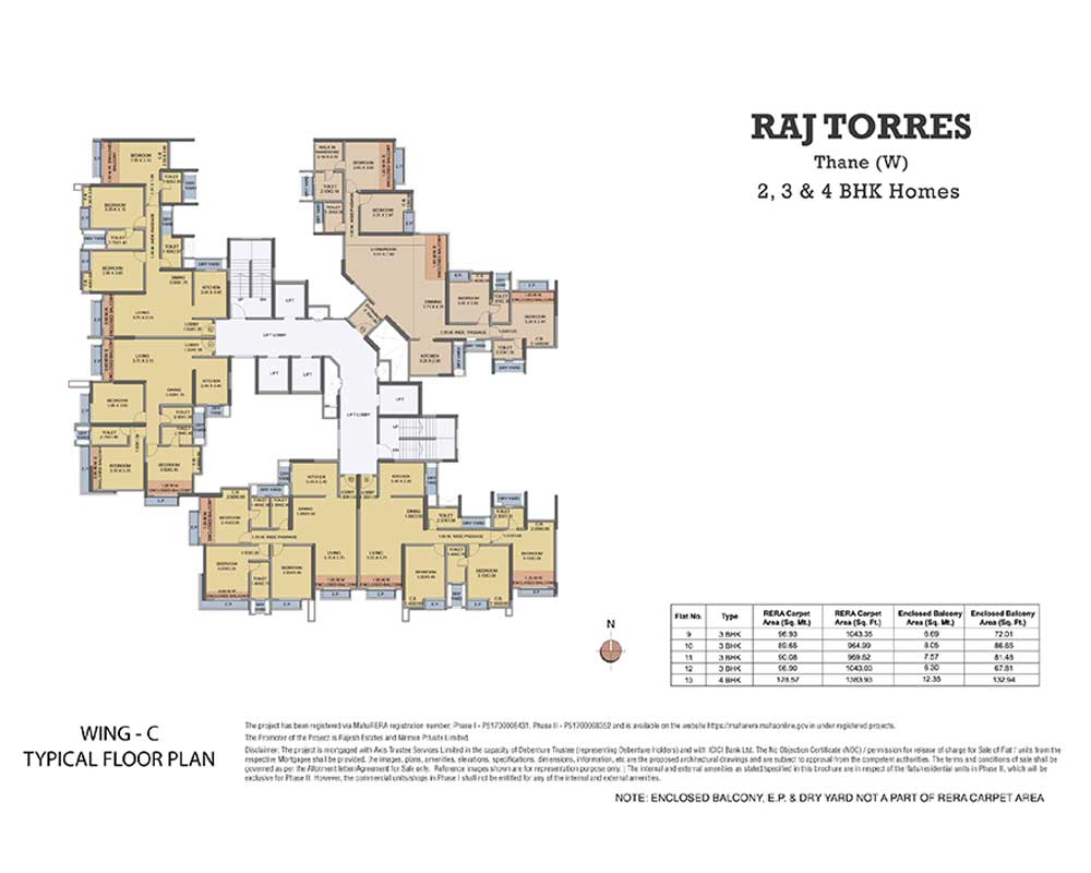 Raj Torres Floor Plan Wing C