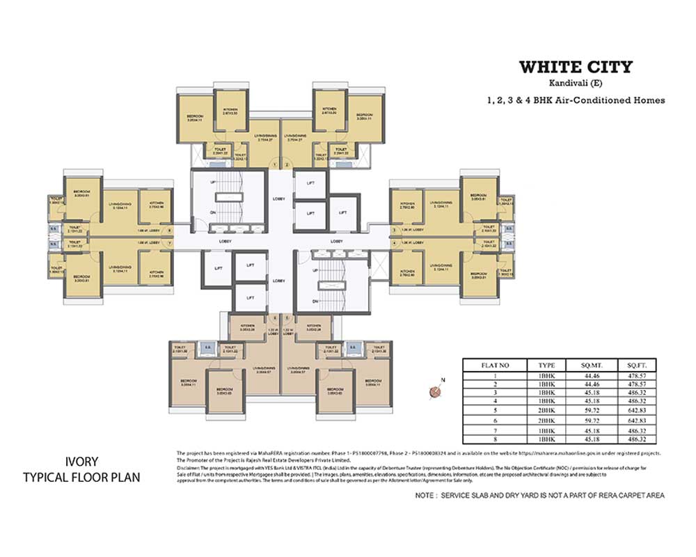 White City Floor Plan Ivory